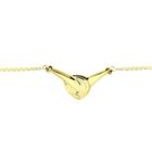 Image 4 of Two-tone necklace with a fixed pendant and a 0.005 ct. diamond | 46 cm