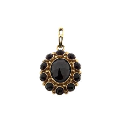 Image 1 of Gold pendant with garnet