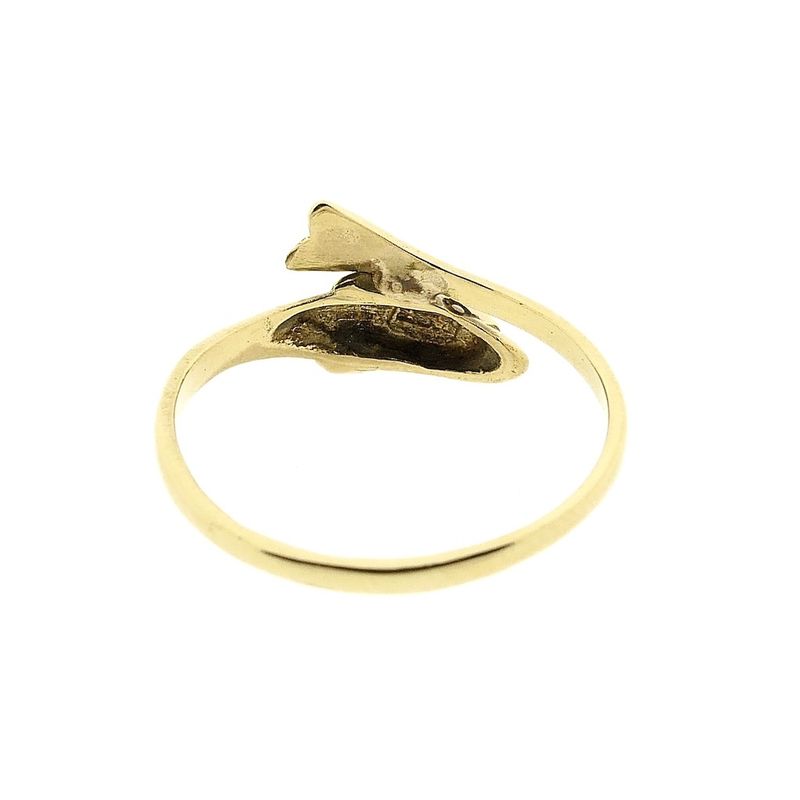 Image 4 of Gold dolphin ring