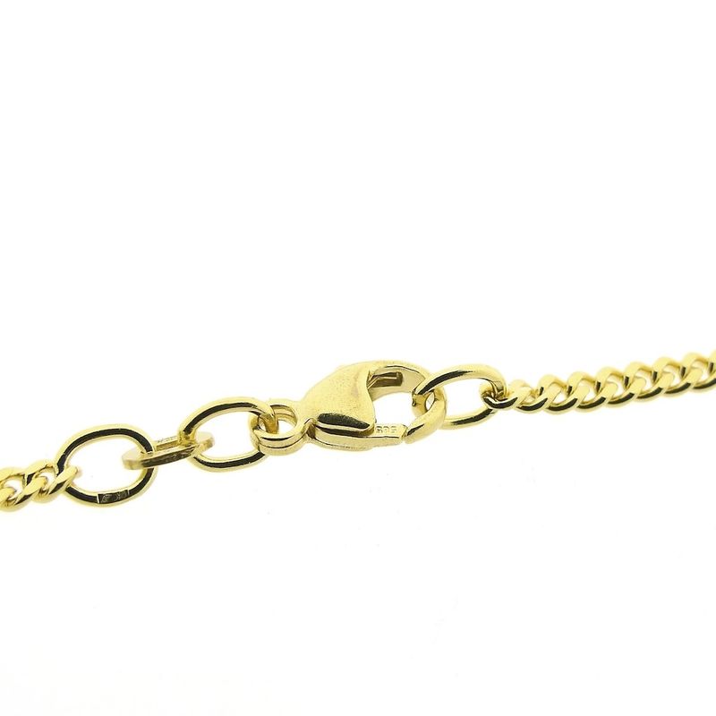 Image 5 of Gold gourmet link chain | 60.5 cm