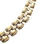 Image 2 of Two-tone gold Bismarck link bracelet | 19 cm