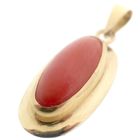 Image 5 of Gold pendant with red coral | Vintage