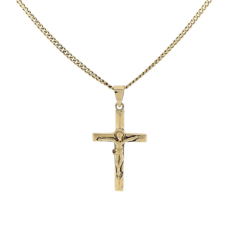 Image 7 of Gold pendant of a cross with corpus