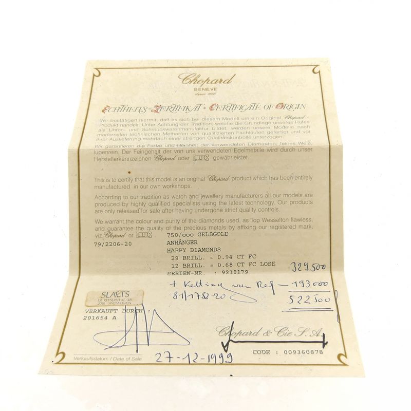 Image 18 of 18-karat gold necklace with a detachable pendant | 1.62 ct. diamond | Chopard