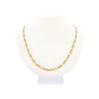 Image 9 of Gold closed figaro link chain | 61.5 cm