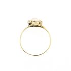 Image 5 of Gold Ring with Cultured Pearl & Zirconia