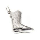 Image 2 of Silver charm; Cowboy boot
