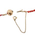 Image 9 of Vintage/antique red coral bead necklace with gold clasp | 81 cm