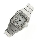Image 7 of Cartier Santos Galbee; Automatic ladies watch with diamonds