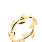 Image 3 of 18-karat gold ring with leaves | Tiffany & Co.