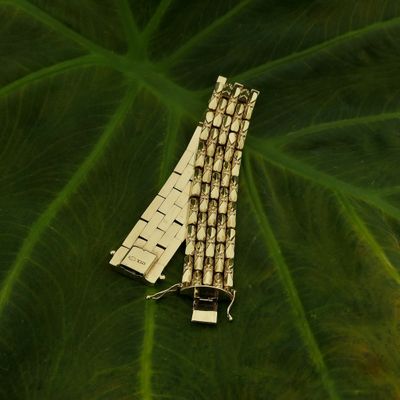 8 carat tank link bracelet Image 2 of 8 carat tank link bracelet