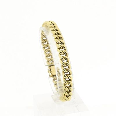 Image 1 of Gold gourmet link bracelet