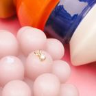 Image 2 of Gold minimalist pendant with diamond | 0.11 ct.