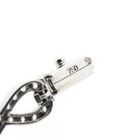Afbeelding 5 van Witgouden infinityschakel armband met parel en zirconia | 19,5 cm