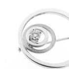 Image 3 of White gold brooch with diamonds | 0.20 ct.