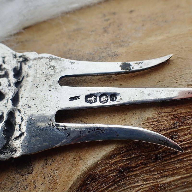 Image 7 of Silver cake skewer; Old Dutch from 1936