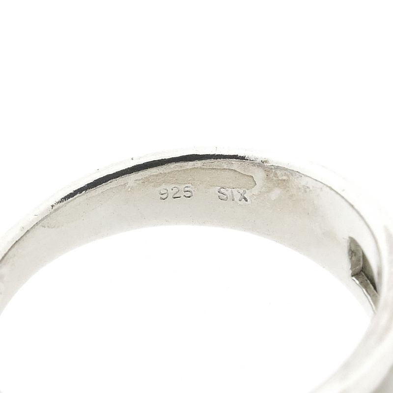 Image 6 of Silver ring with mother of pearl
