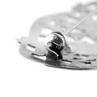 Image 10 of Silver brooch | Floral design