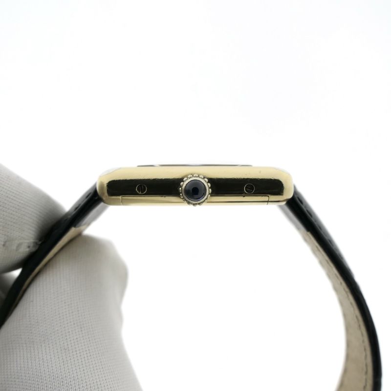 Image 5 of Cartier Tank Vermeil 3 096505; Vintage mechanisch dames horloge