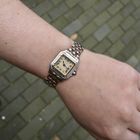 Image 15 of Cartier Panthère; Gold/steel ladies' watch