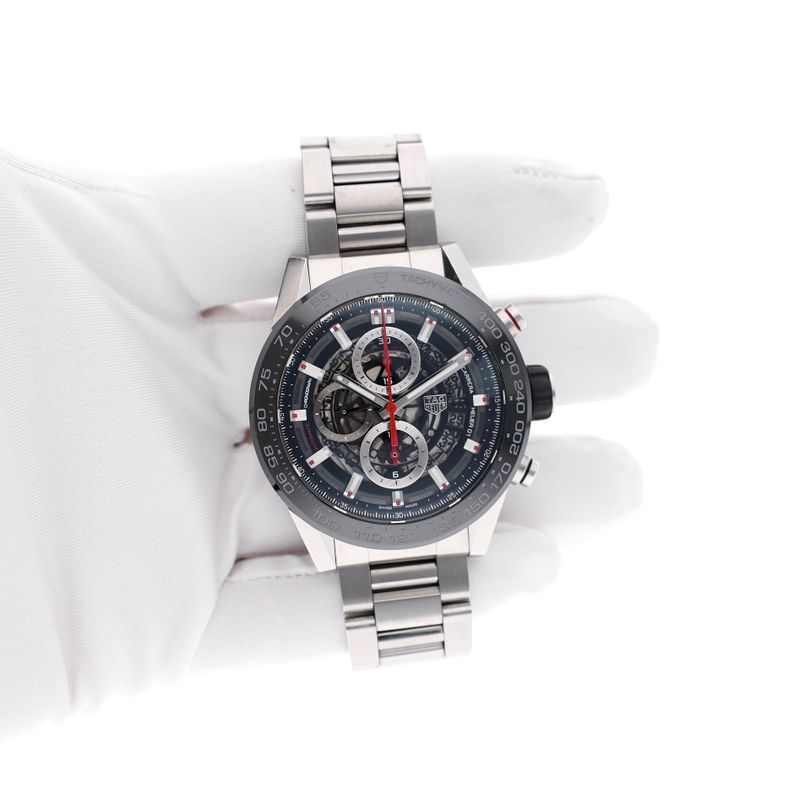 Image 5 of TAG Heuer Carrera 'Calibre 01' Chronograph CAR201U.BA0766; Automatic Men's Watch