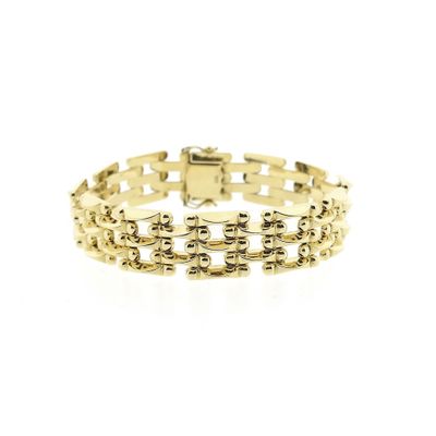 Image 2 of Gold tank link bracelet