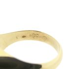 Image 6 of Gold signet ring with heliotrope