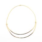 Image 5 of 18-karat gold omega necklace; fantasy design | 45 cm