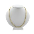 Image 1 of Gold twisted link chain | 45 cm