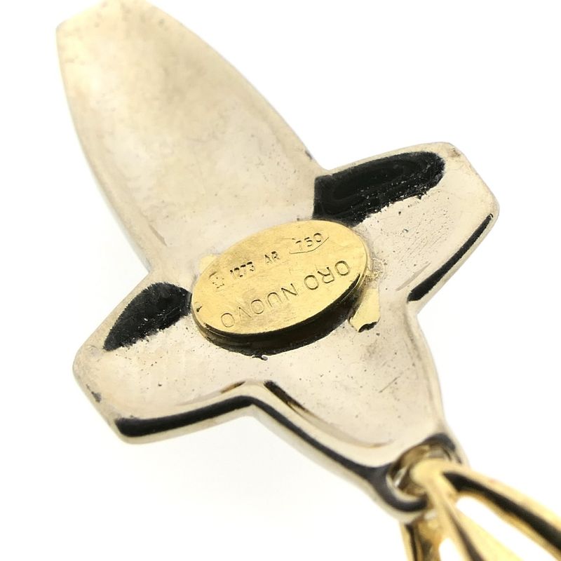 Image 5 of Two-tone gold pendant of a cross with corpus