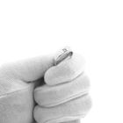 Image 8 of White gold women's ring with diamond | 0.05 ct.
