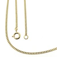 Gold gourmet link chain