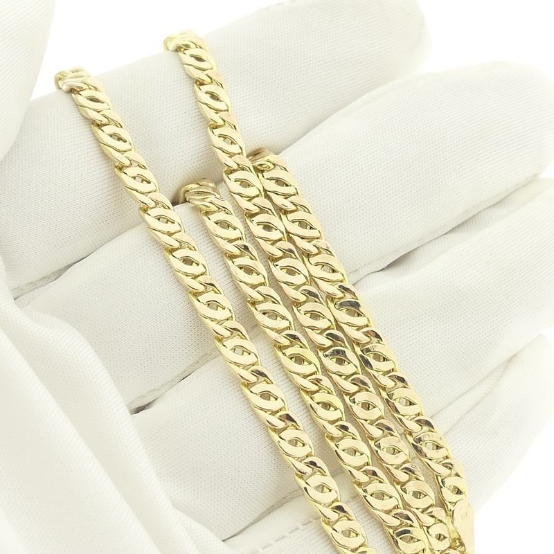 Image 6 of Gold fantasy link chain; Men's