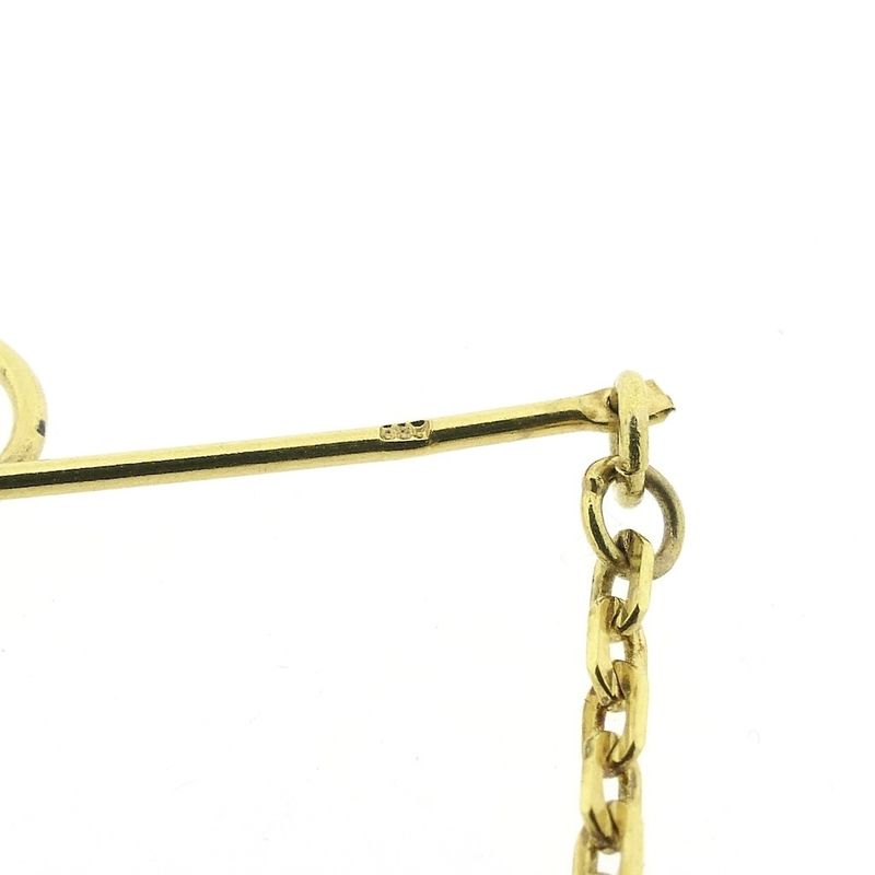 Image 4 of Vintage gold lapel/tie chain
