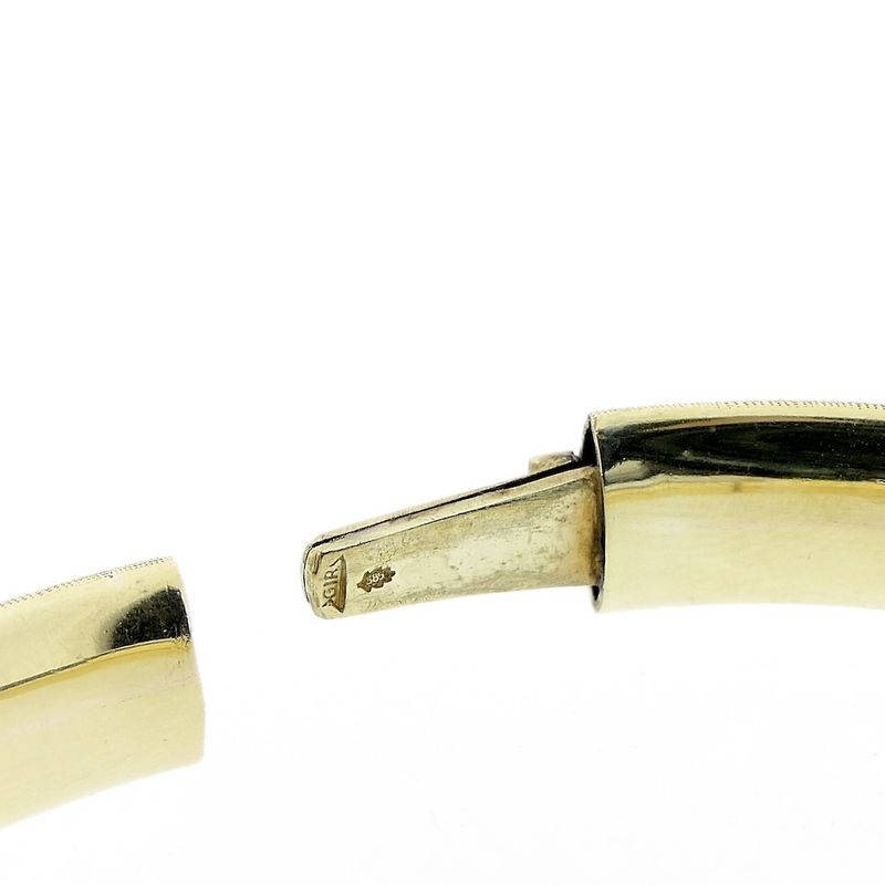 Image 5 of Gold vintage slave bracelet with engravings | Ø 62 mm