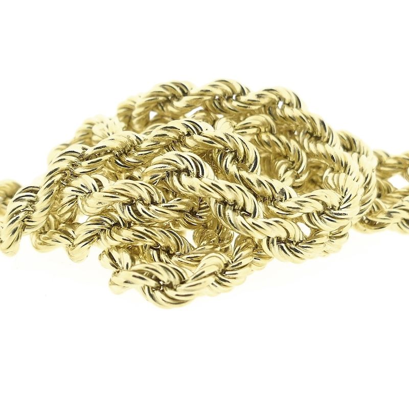 Image 5 of Gold twisted link chain