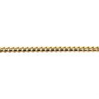 Image 6 of Square Fox Tail Chain; 14 Karat; 45.5 cm
