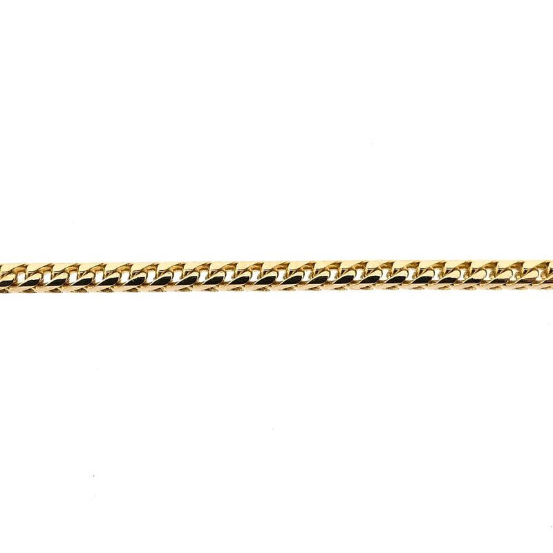 Image 6 of Square Fox Tail Chain; 14 Karat; 45.5 cm