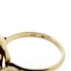 Image 6 of Gold entourage ring with carnelian | Vintage