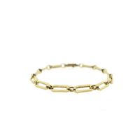 Gold closed for ever bracelet | 20.5 cm