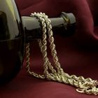 Image 7 of Gold twisted link necklace