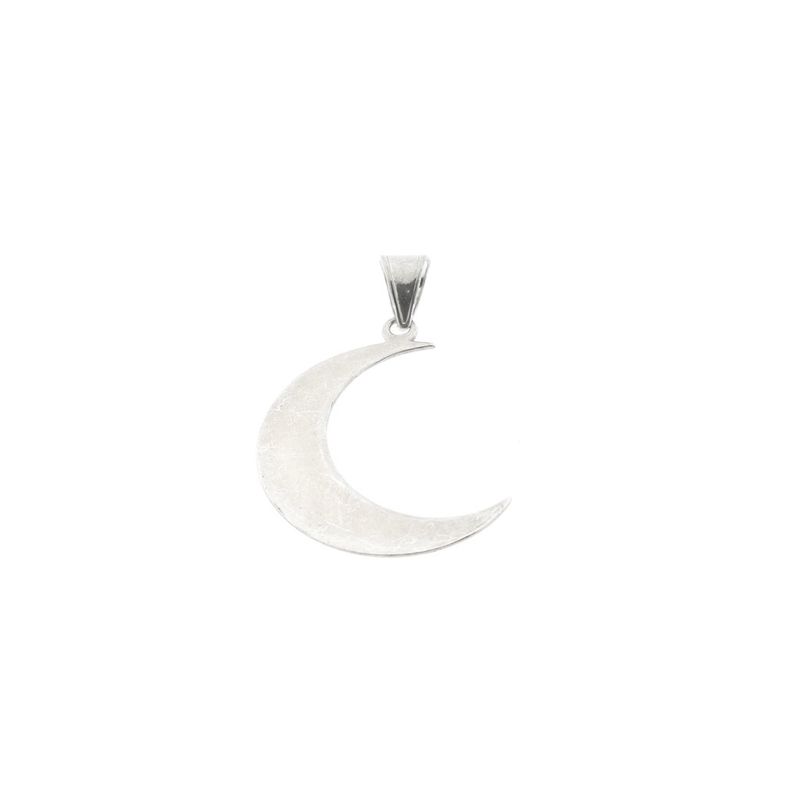 Image 1 of Silver charm; Half Moon