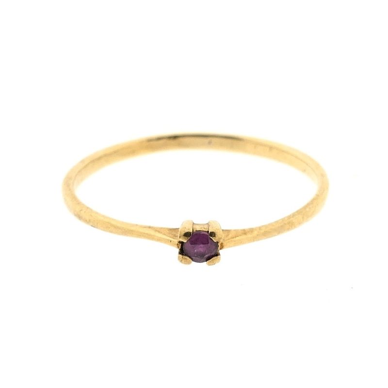 Image 5 of Gold ring with ruby