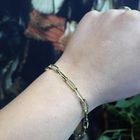 Image 9 of Gold closed forever link bracelet | 21 cm