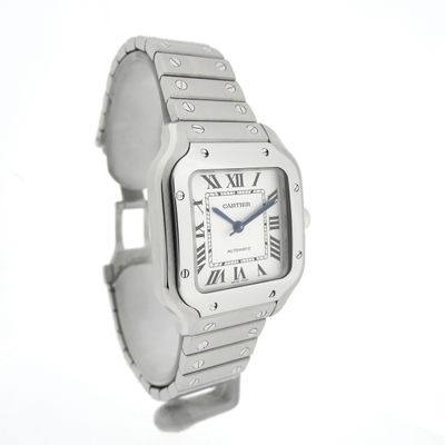 Image 2 of Cartier Santos 'Medium' 4075 WSSA0029; Automatic unisex watch