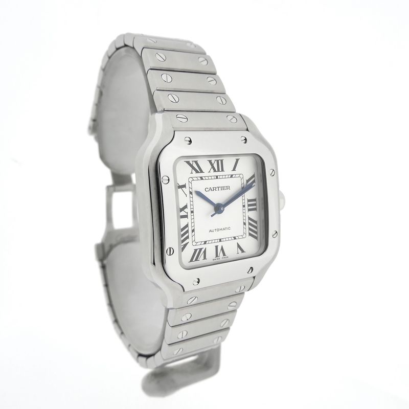 Image 2 of Cartier Santos 'Medium' 4075 WSSA0029; Automatic unisex watch