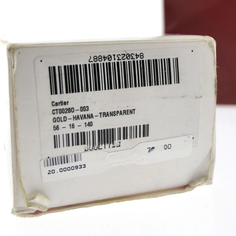 Image 13 of Cartier sunglasses - Panthere; CT0028O - 56-16-140 - Incl. original Cartier box and papers