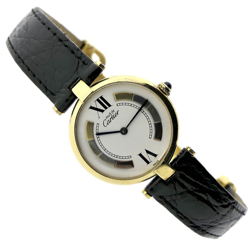 Image 5 of Cartier Vermeil Must Trinity; Ladies watch