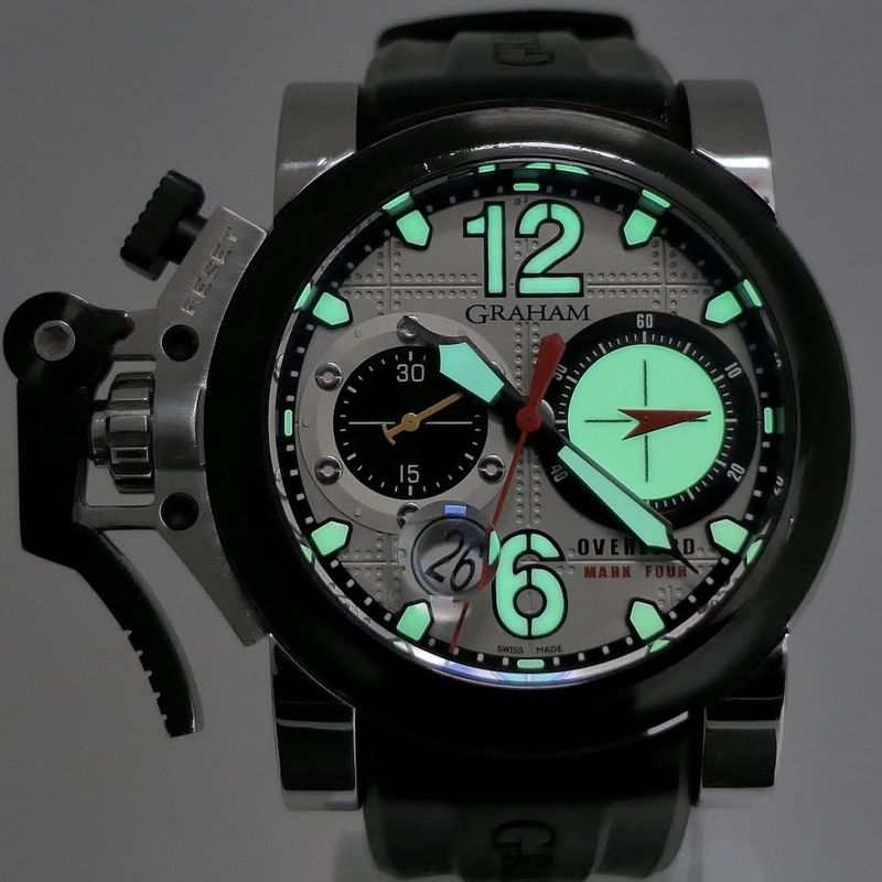 Image 11 of Graham Chronofighter Oversize Overlord 'Mark 4' Limited Edition; Automatic men's watch