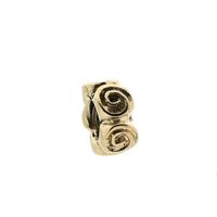 Pandora spacer; Gold; Band of Roses